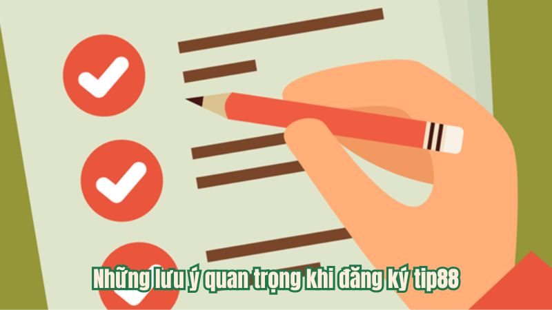 Hướng dẫn chi tiết các bước đăng ký tip88 và những lưu ý khi đăng ký 4 Những lưu ý quan trọng khi đăng ký tip88